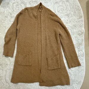 SKIMS Plush‎ Lounge Robe 2X Tan Cozy Textured Bathrobe Plus Size